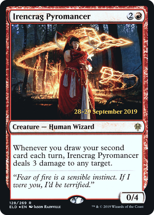 Irencrag Pyromancer (128) (Prerelease) - Foil
