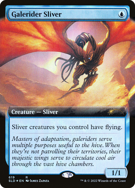 Galerider Sliver (619) (Extended Art) - Foil