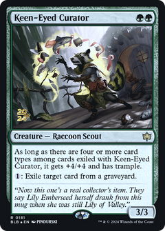 Keen-Eyed Curator (0181) (Prerelease) - Foil