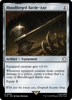Bloodforged Battle-Axe - Foil