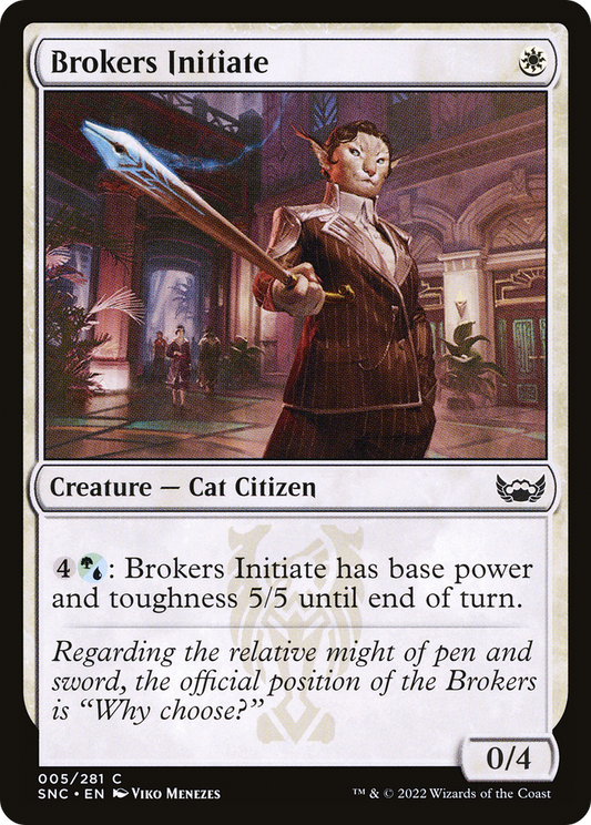 Brokers Initiate - Foil