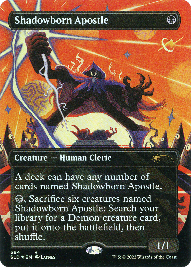 Shadowborn Apostle (684) (Borderless) - Foil