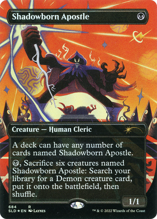 Shadowborn Apostle (684) (Borderless) - Foil