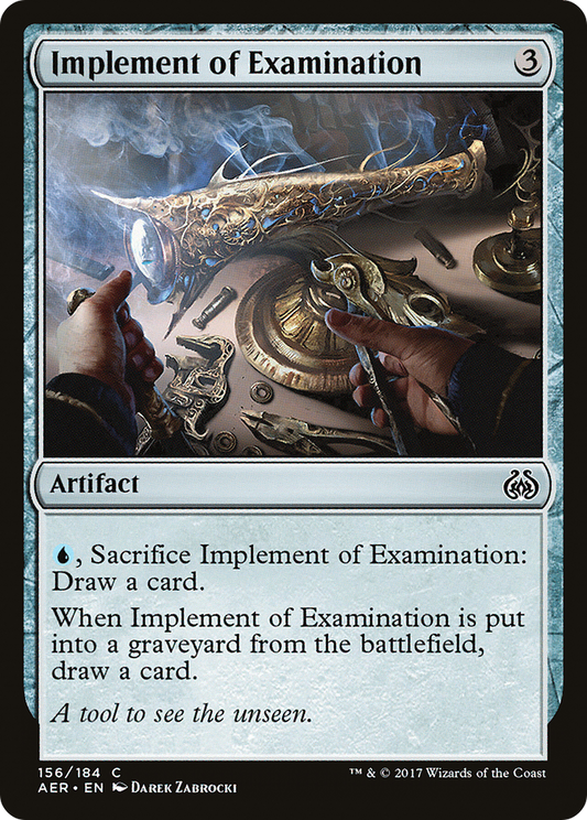 Implement of Examination - Foil