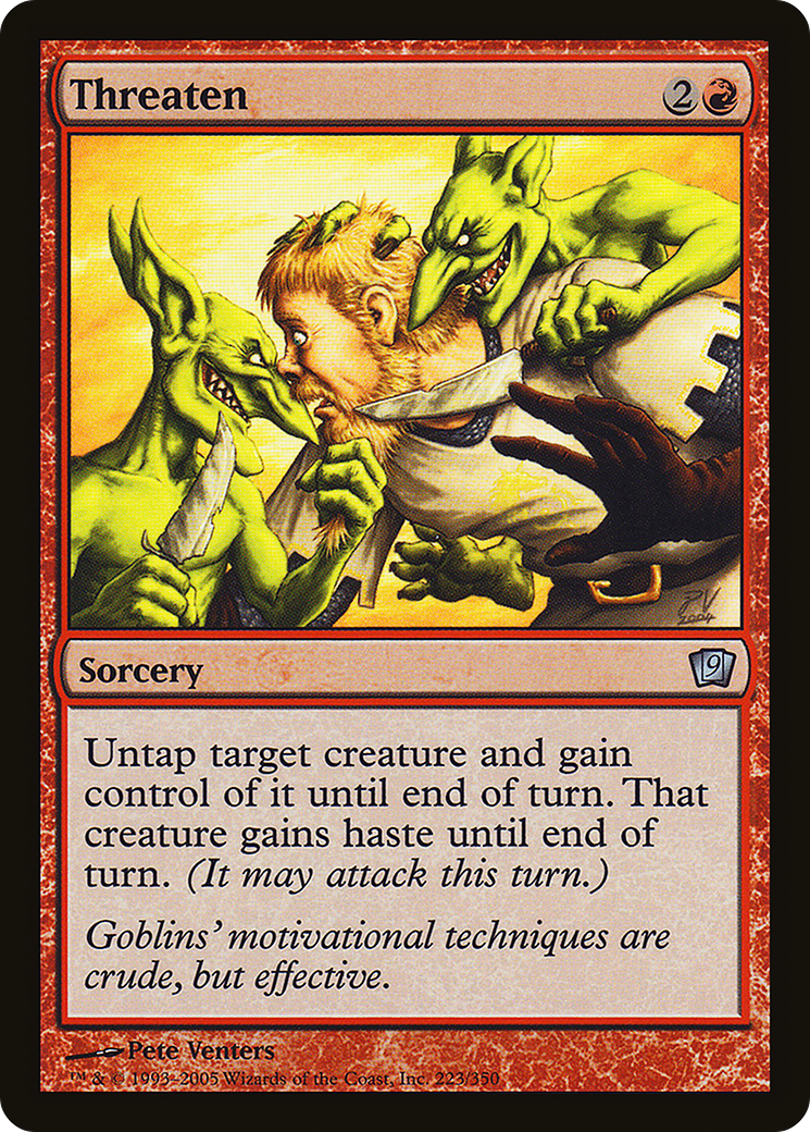 Threaten - Foil