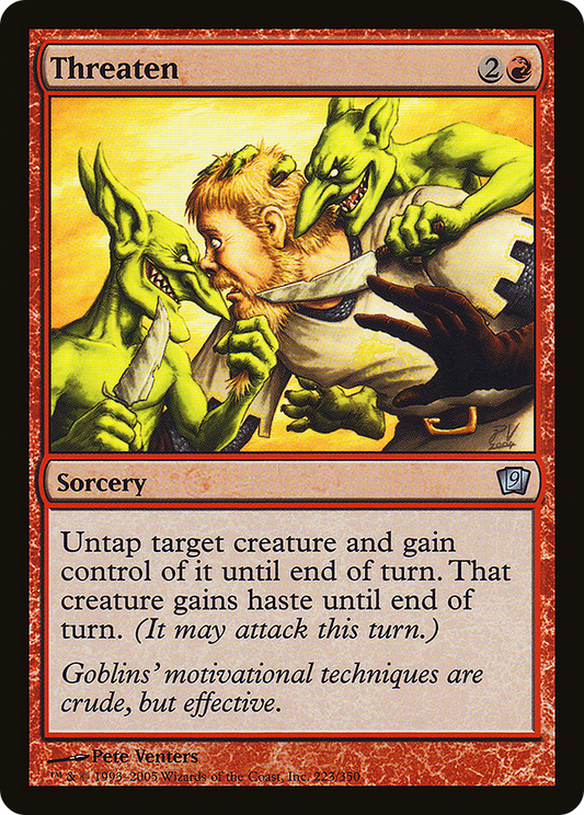 Threaten - Foil