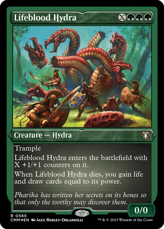 Lifeblood Hydra (0565) - Foil Etched