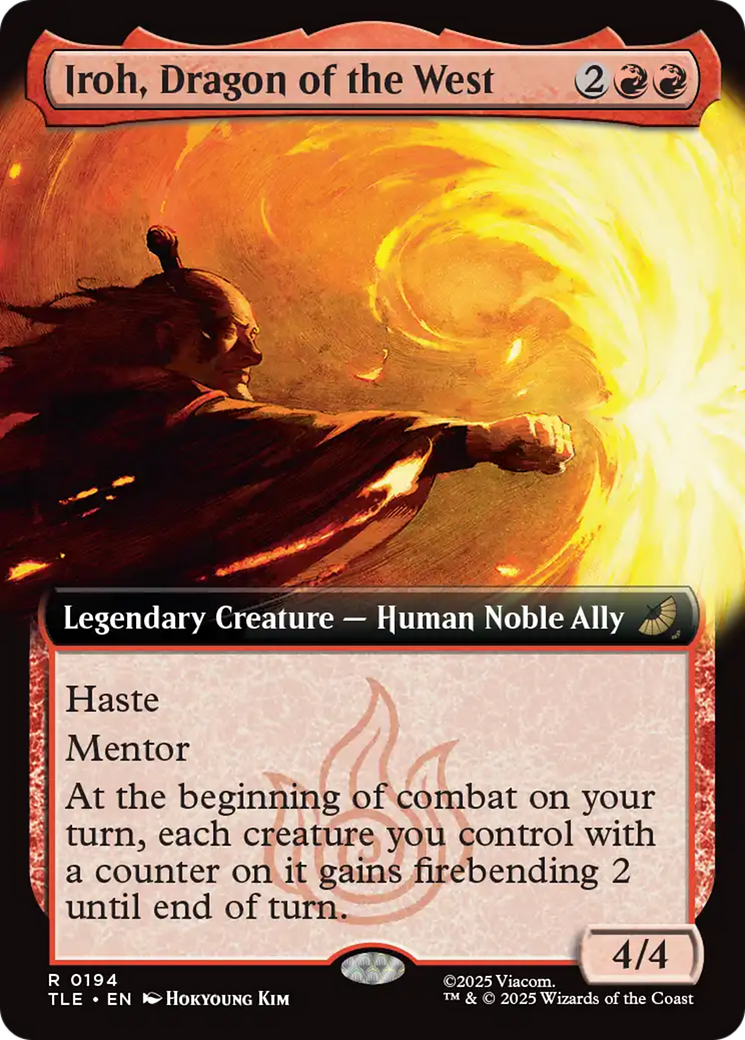 Iroh, Dragon of the West (0194) (Extended Art) - Foil tle