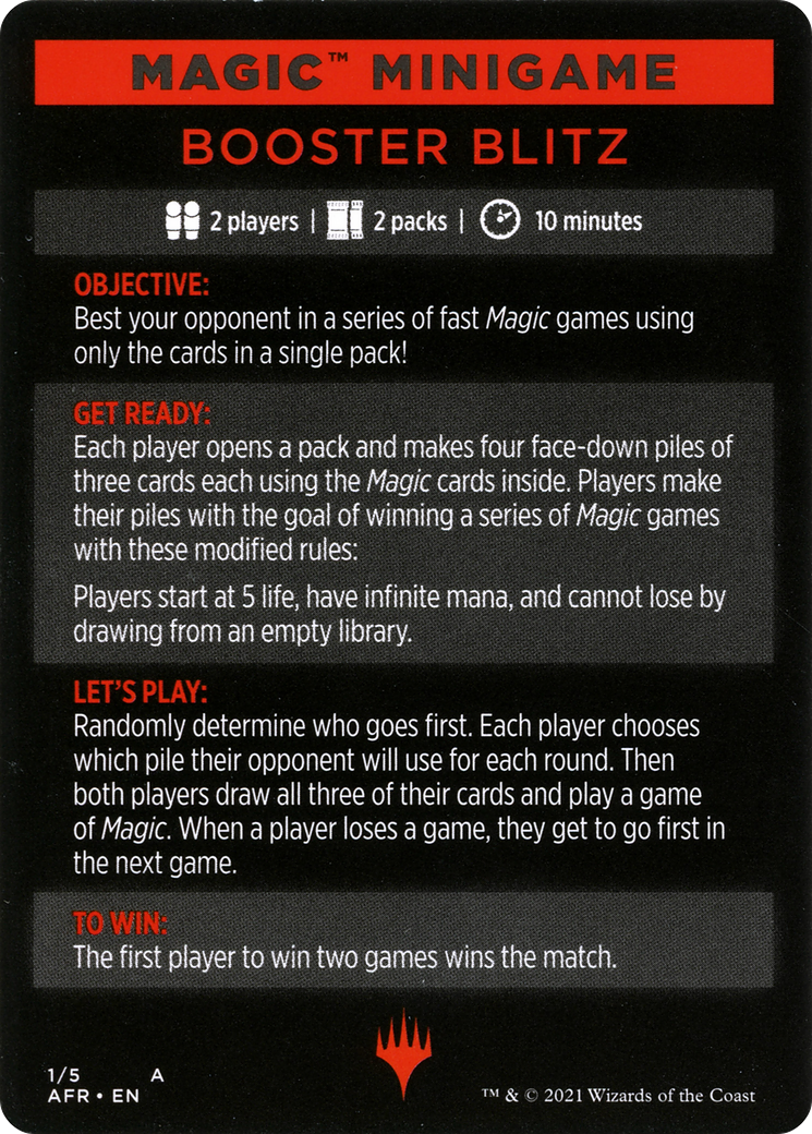 Magic Minigame: Booster Blitz
