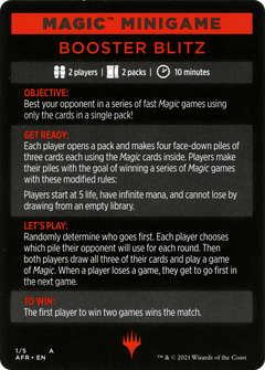 Magic Minigame: Booster Blitz