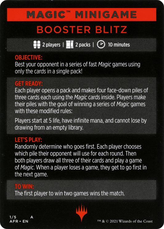 Magic Minigame: Booster Blitz