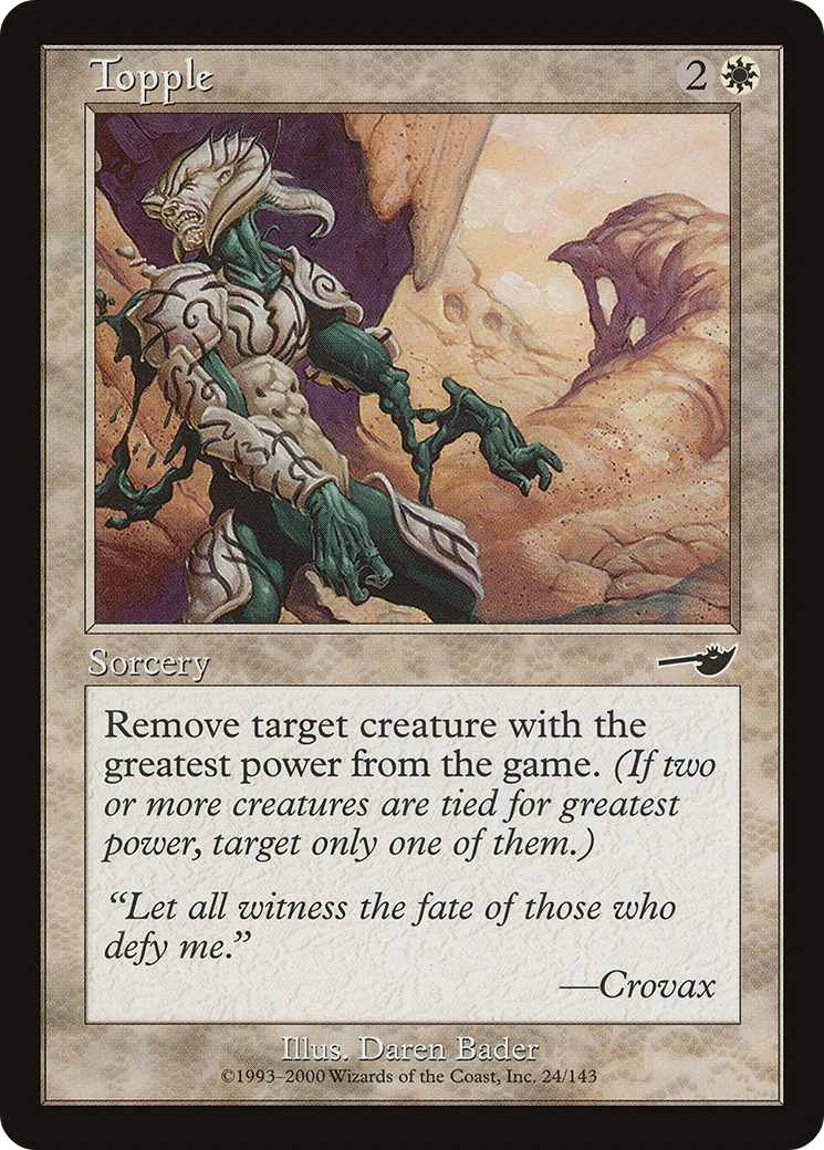 Topple - Foil