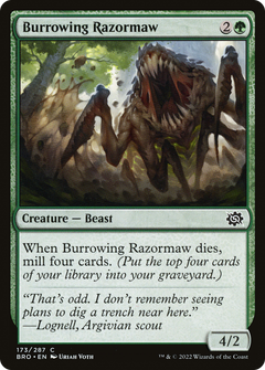 Burrowing Razormaw - Foil