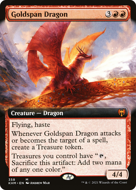 Goldspan Dragon (358) (Extended Art)
