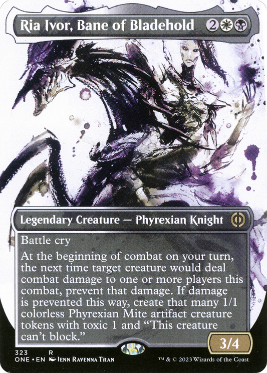 Ria Ivor, Bane of Bladehold (323) (Borderless) (Showcase) - Foil