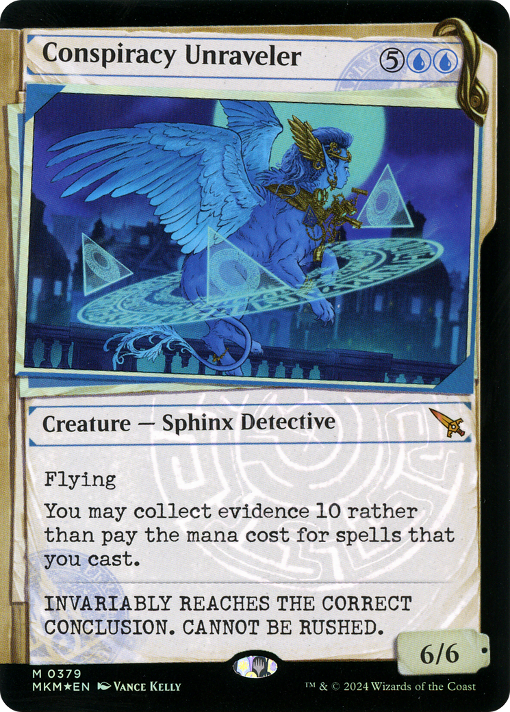 Conspiracy Unraveler (0379) (Showcase) - Invisible Ink Foil
