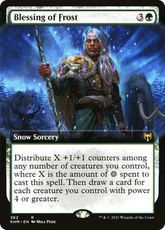 Blessing of Frost (362) (Extended Art) - Foil