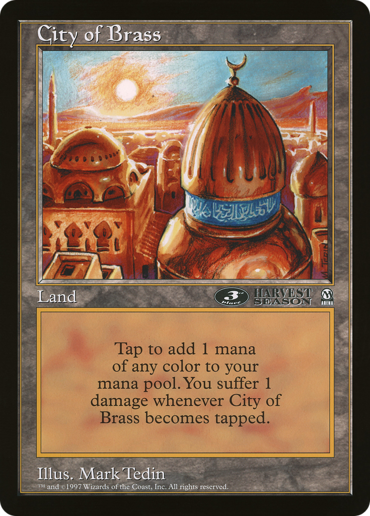 City of Brass (3rd Place) (Oversized) (Arena League Promo)