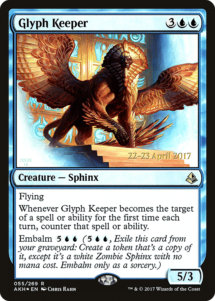 Glyph Keeper (055) (Prerelease) - Foil