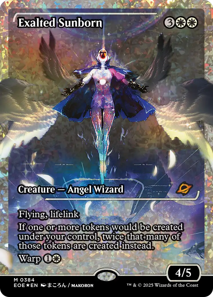 Exalted Sunborn (0384) (Showcase) - Fracture Foil