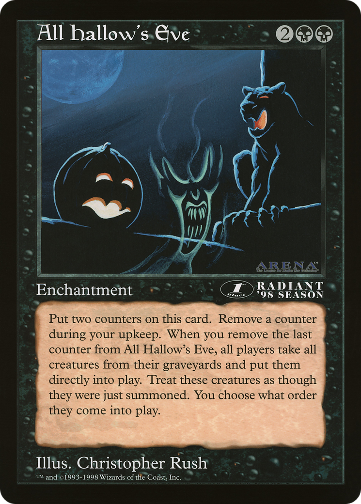 All Hallow's Eve (1st Place) (Oversized) (Arena League Promo)
