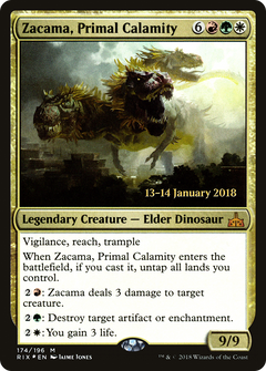 Zacama, Primal Calamity (174) (Prerelease) - Foil