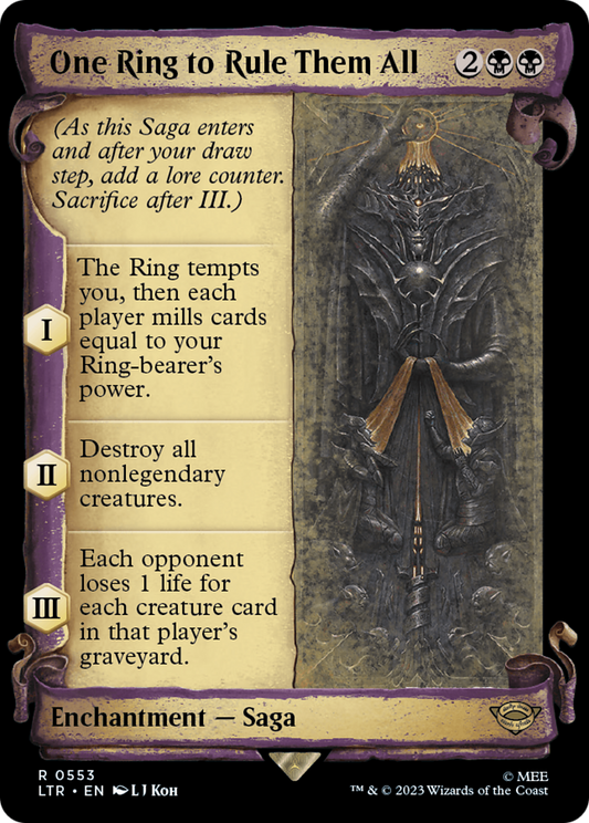 One Ring to Rule Them All (0553) (Showcase) - Silver Foil