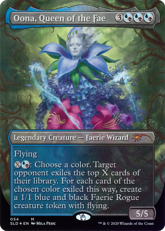 Oona, Queen of the Fae (054) (Borderless) - Foil