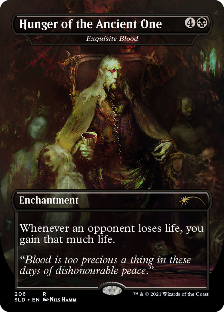 Hunger of the Ancient One [Exquisite Blood] (206) (Borderless) - Foil