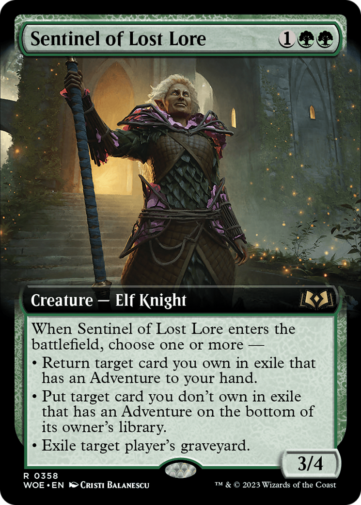 Sentinel of Lost Lore (0358) (Extended Art)