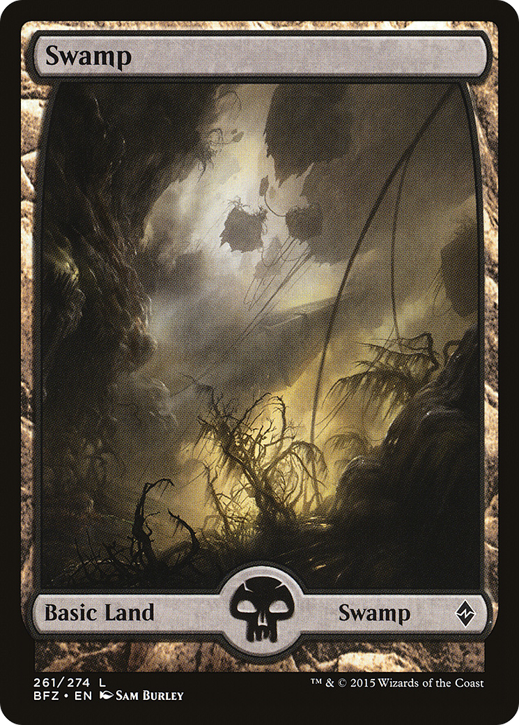Swamp (261) (Full Art) - Foil