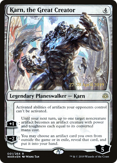Karn, the Great Creator (001) (Prerelease) - Foil