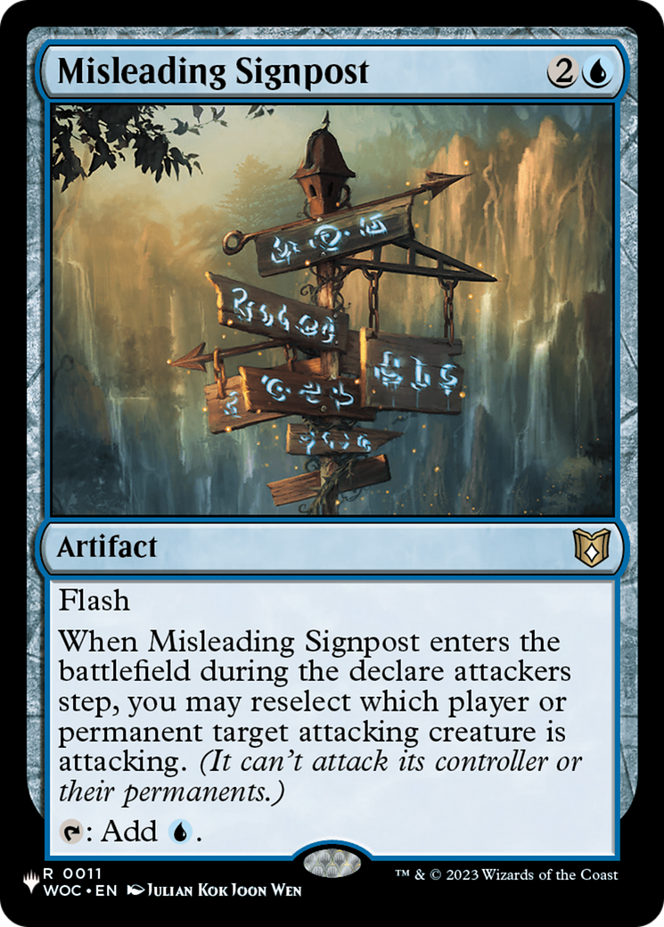Misleading Signpost (WOC-11) (PLST)