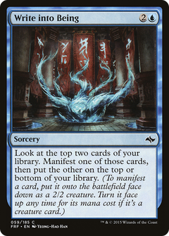 Write into Being - Foil