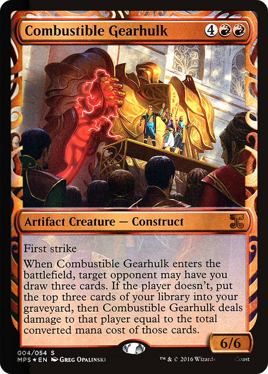 Combustible Gearhulk (004) - Foil