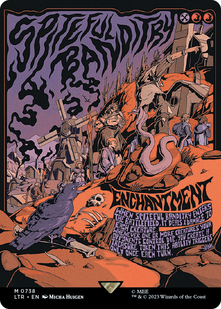 Spiteful Banditry (0738) (Borderless) - Foil