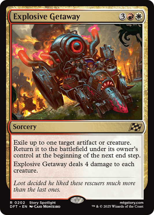 Explosive Getaway - Foil