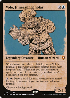 Volo, Itinerant Scholar (388) (Showcase) - Foil