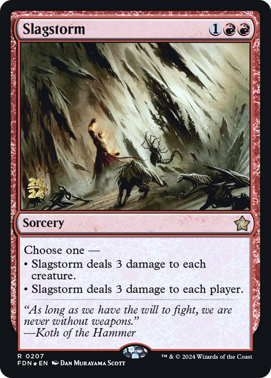 Slagstorm (0207) (Prerelease) - Foil