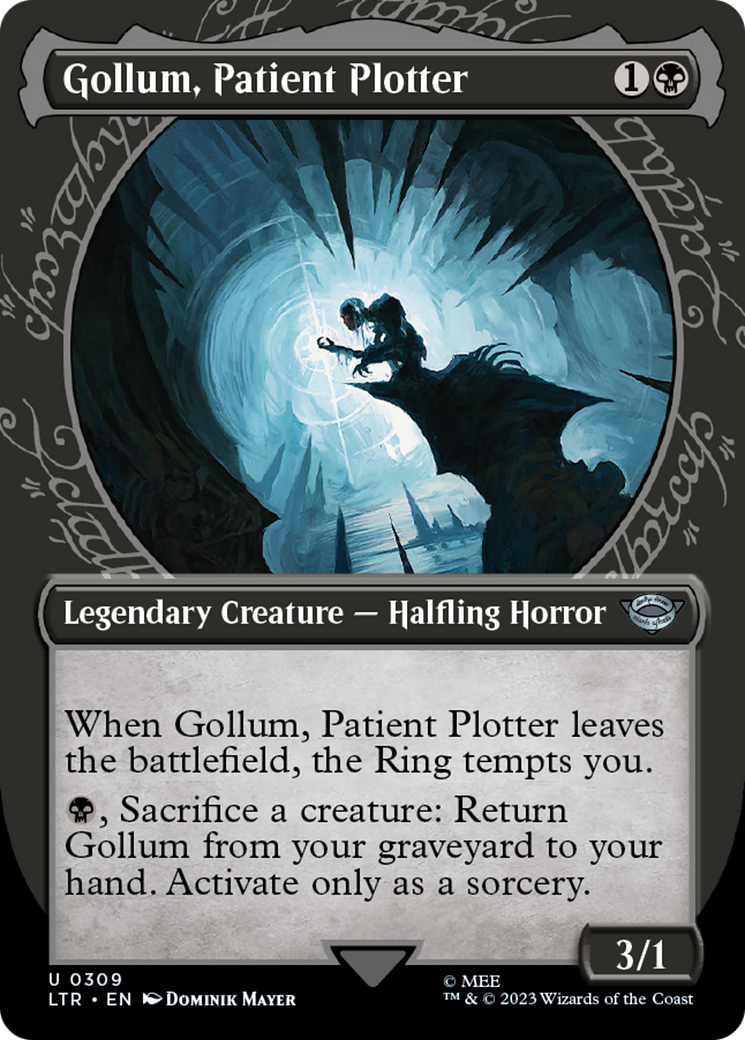 Gollum, Patient Plotter (0309) (Borderless) (Showcase) - Foil