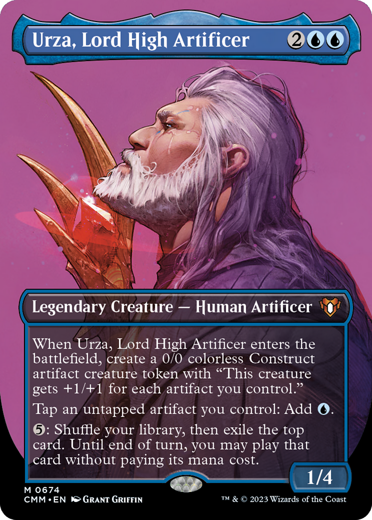Urza, Lord High Artificer (0674) (Borderless)