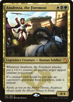 Anafenza, the Foremost (163) (Prerelease) - Foil