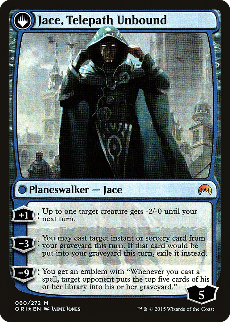 Jace, Vryn's Prodigy // Jace, Telepath Unbound (060) (Prerelease) (PORI) - Foil