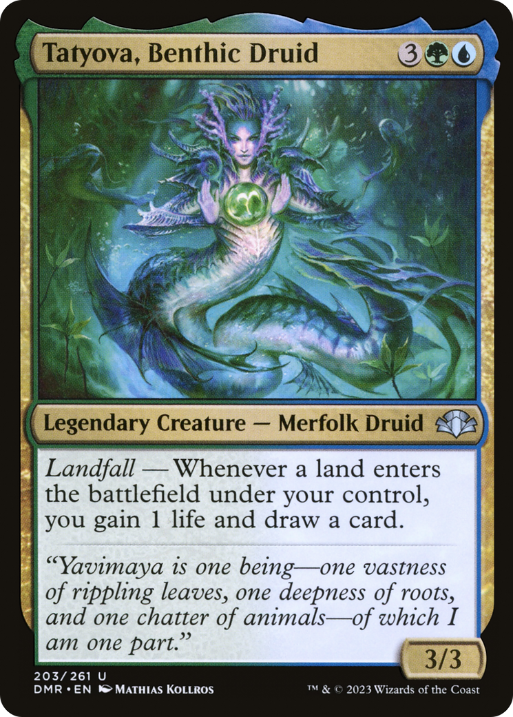 Tatyova, Benthic Druid - Foil
