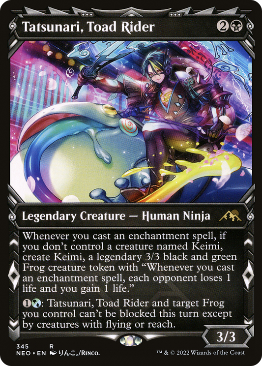 Tatsunari, Toad Rider (345) (Showcase) - Foil