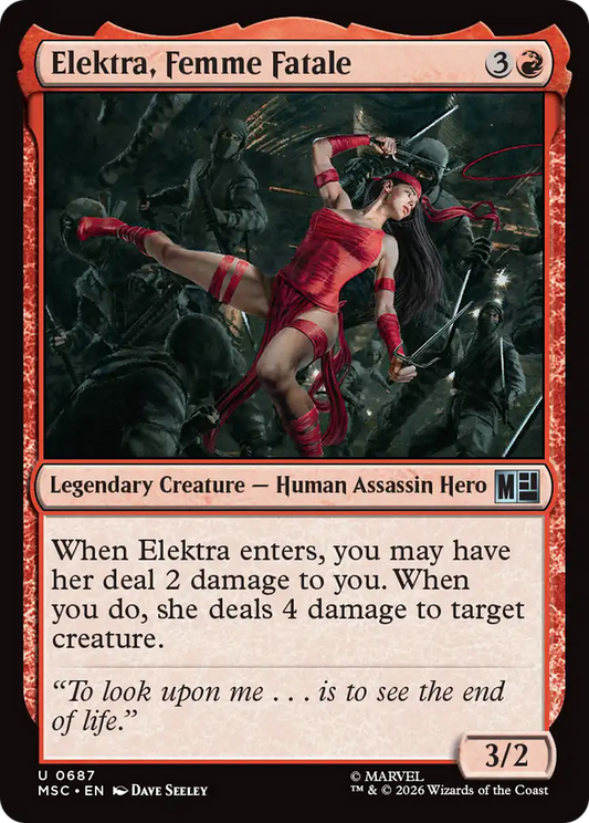 Elektra, Femme Fatale (MSC) - Foil