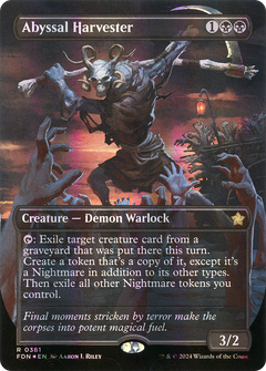Abyssal Harvester (0381) (Borderless) - Mana Foil