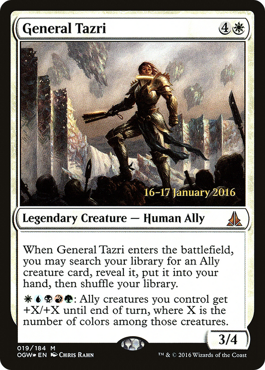 General Tazri (019) (Prerelease) - Foil