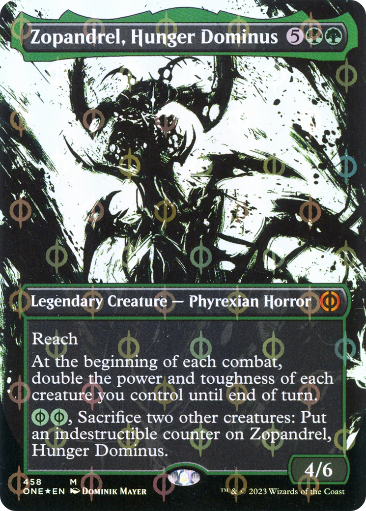 Zopandrel, Hunger Dominus (458) (Borderless) - Compleat Foil