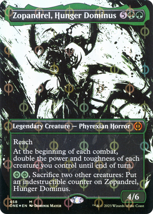 Zopandrel, Hunger Dominus (458) (Borderless) - Compleat Foil